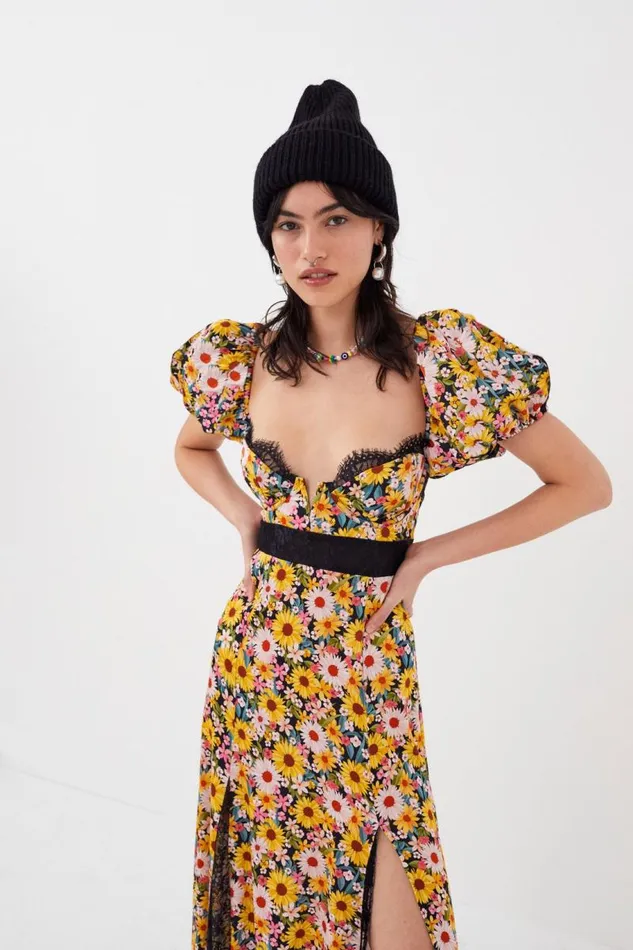 For Love and Lemons Dresses Sylvia Maxi Dress Yellow 8211 Women For Love and Lemons Dresses Sylvia Maxi Dress Yellow 8211 Women