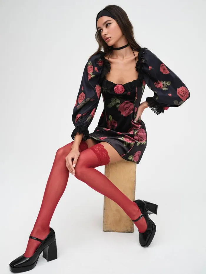 For Love and Lemons Dresses Yara Mini Dress Black 8211 Women