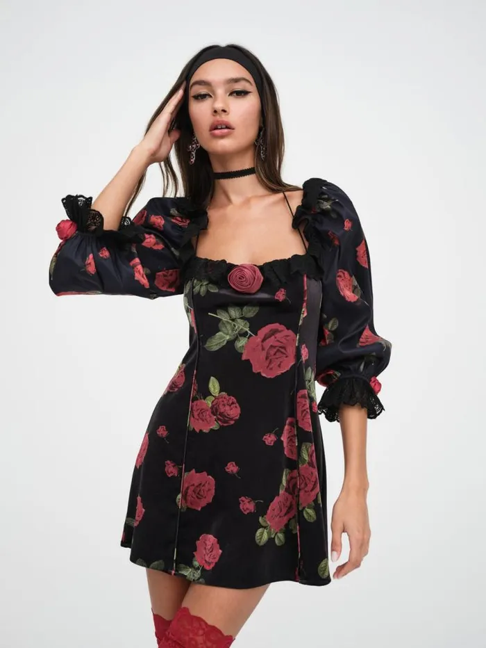 For Love and Lemons Dresses Yara Mini Dress Black 8211 Women For Love and Lemons Dresses Yara Mini Dress Black 8211 Women