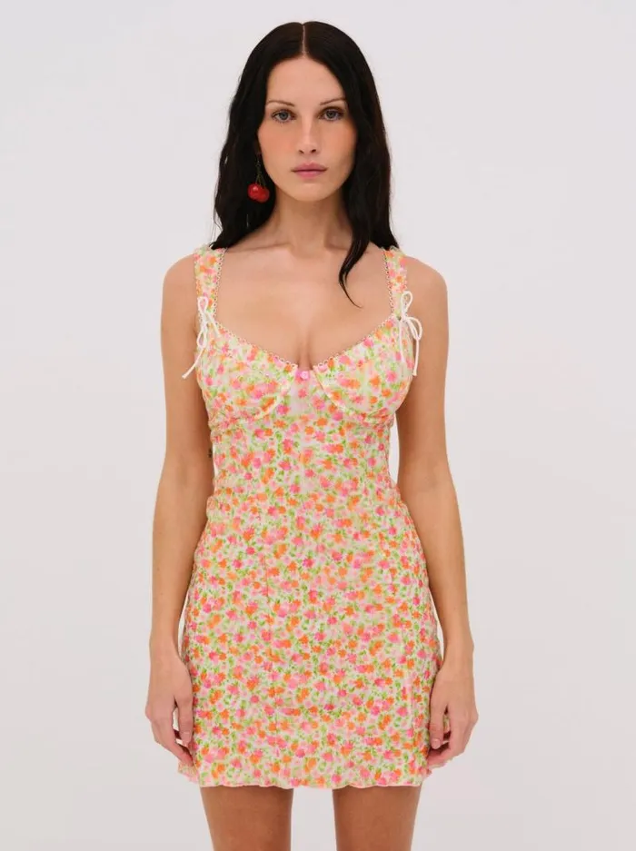 For Love and Lemons Lingerie Giselle Slip Dress Multi 8211 Women