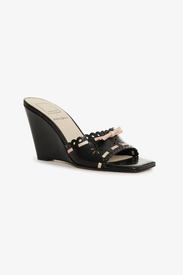 For Love and Lemons Shoes Madalie Wedge Heels Black 8211 Women