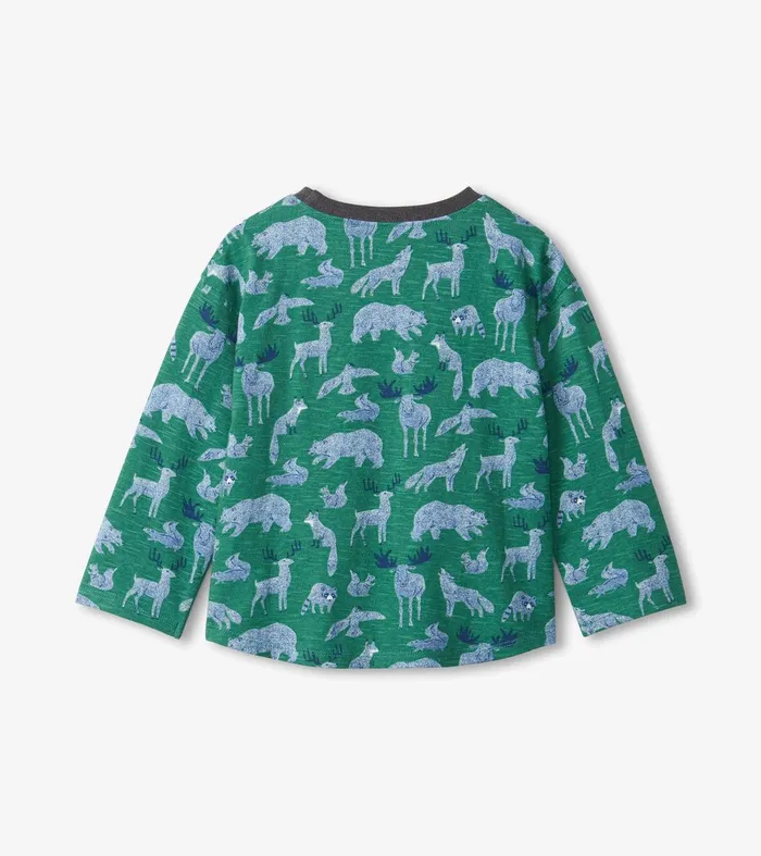 Forest Animals Long Sleeve TShirt Hatley