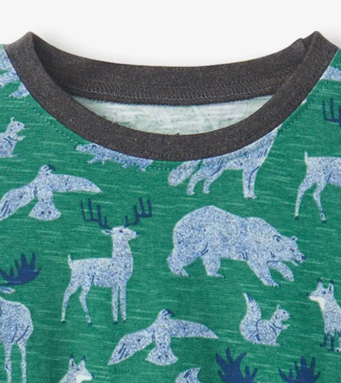 Forest Animals Long Sleeve TShirt Hatley