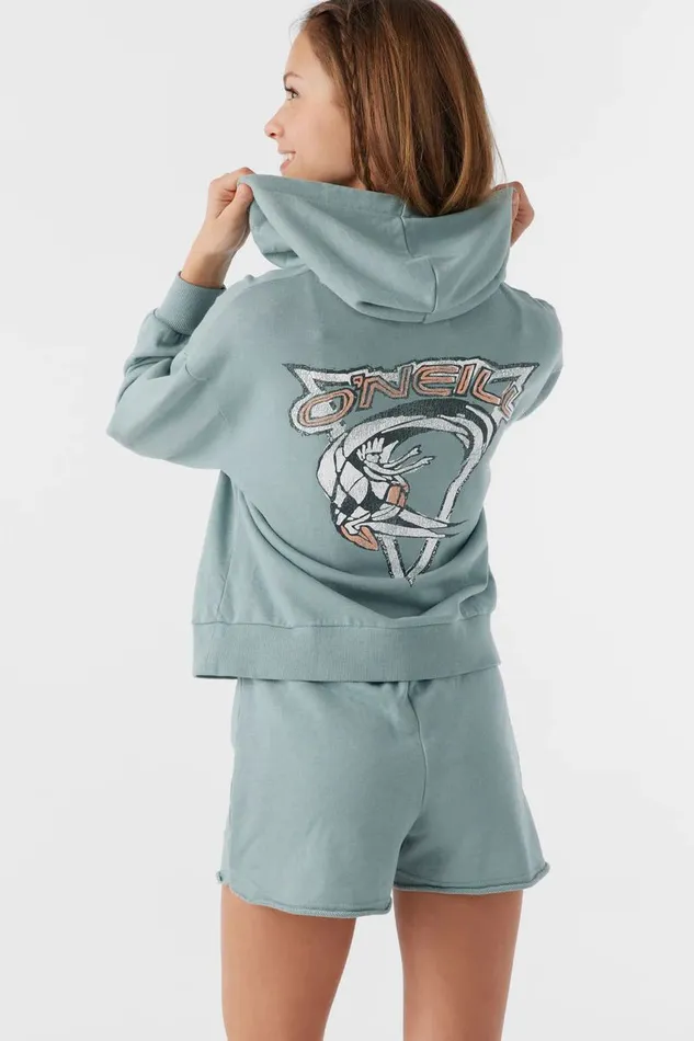 GIRL039S ASHER HOODED PULLOVER FLEECE Silver Blue Kids O039NEILL Girl039S Clothing GIRL039S ASHER HOODED PULLOVER FLEECE Silver Blue Kids O039NEILL Girl039S Clothing