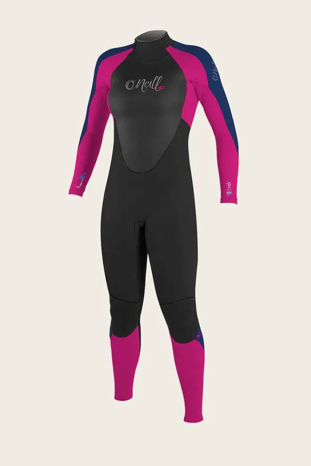 GIRL039S EPIC 32MM BACK ZIP FULL WETSUIT Blkbrynv Women O039NEILL Youth Wetsuits