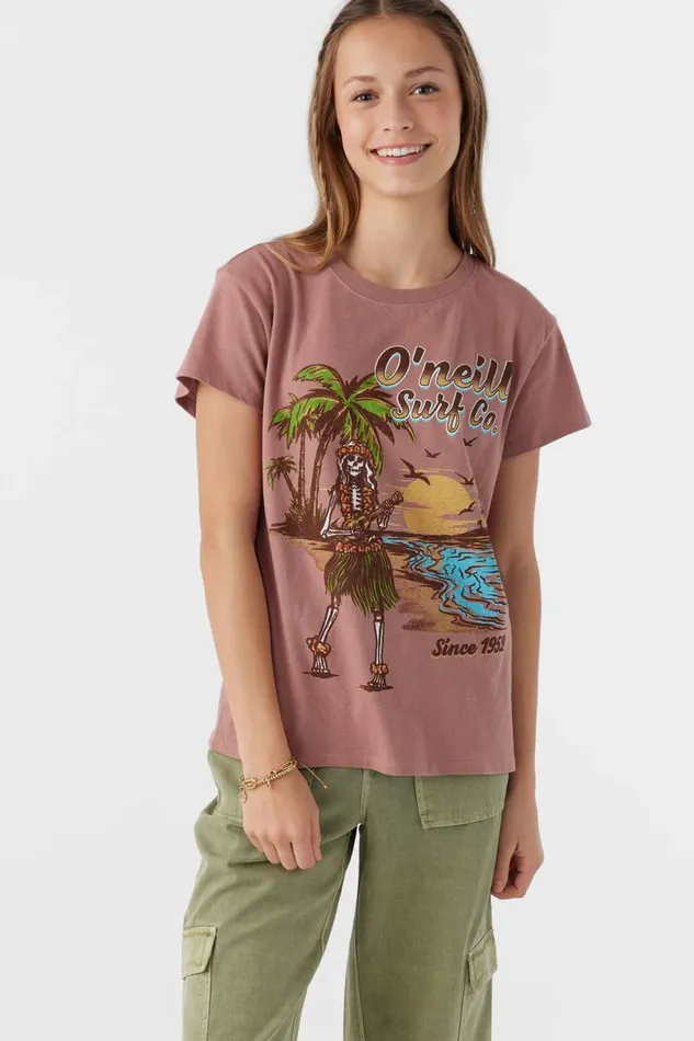 GIRL039S HULA HULA TEE Burlwood Kids O039NEILL Girl039S Clothing