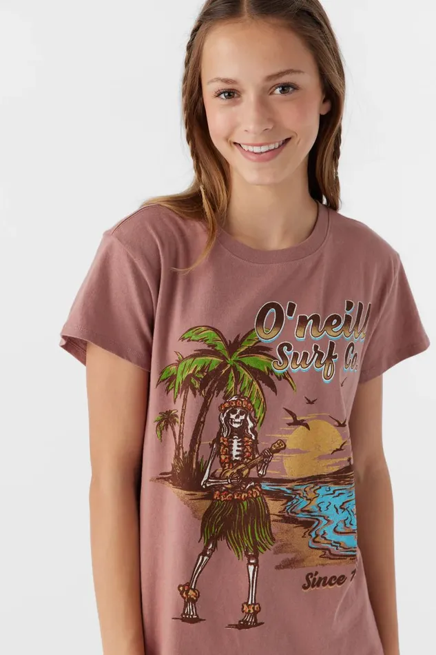 GIRL039S HULA HULA TEE Burlwood Kids O039NEILL Girl039S Clothing