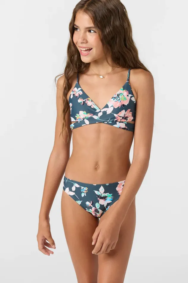 GIRL039S MELODY FLORAL WRAP TOP SET Women O039NEILL Girl039S Swim