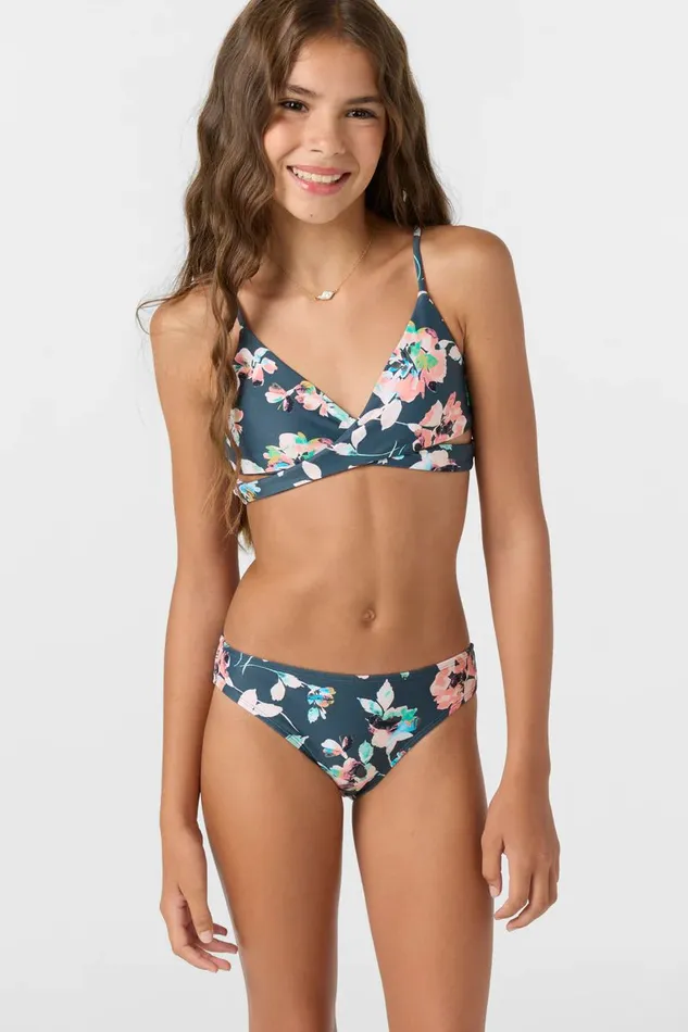 GIRL039S MELODY FLORAL WRAP TOP SET Women O039NEILL Girl039S Swim