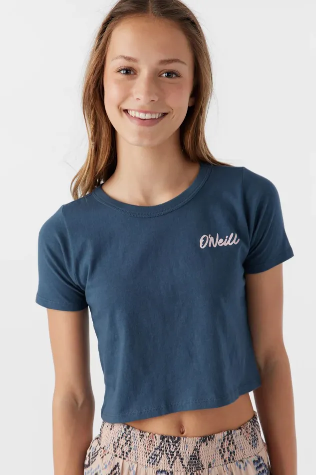 GIRL039S QUIVER TEE Slate Kids O039NEILL Girl039S Clothing