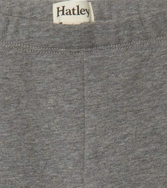 Girls Charcoal Cozy Leggings Hatley