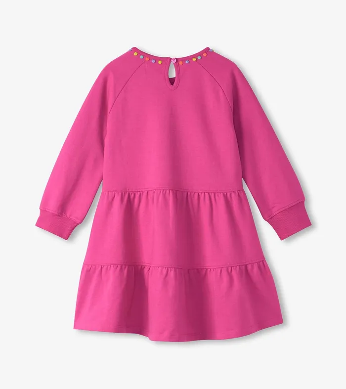 Girls Flowers Gathered Tiered Dress Hatley