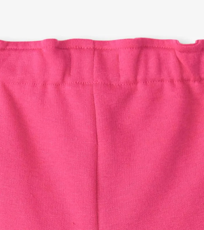 Girls Pink Paper Bag Shorts Hatley