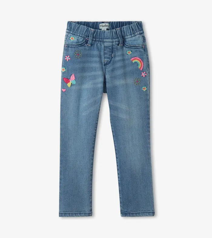 Girls Pretty Patches Stretch Jeans Hatley