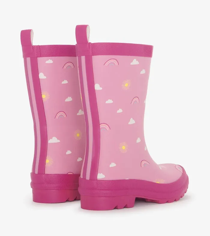 Girls Sun Charms Matte Rain Boots Hatley