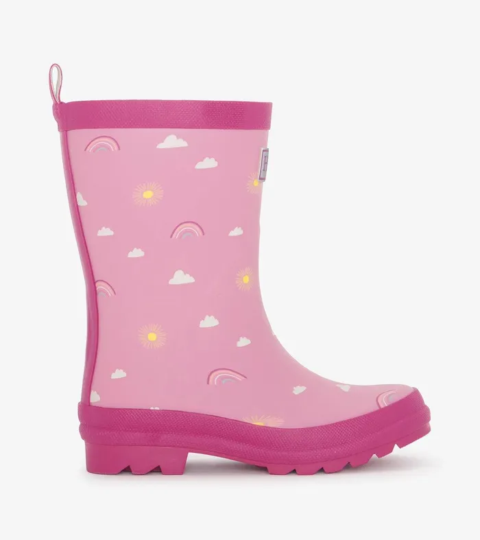 Girls Sun Charms Matte Rain Boots Hatley