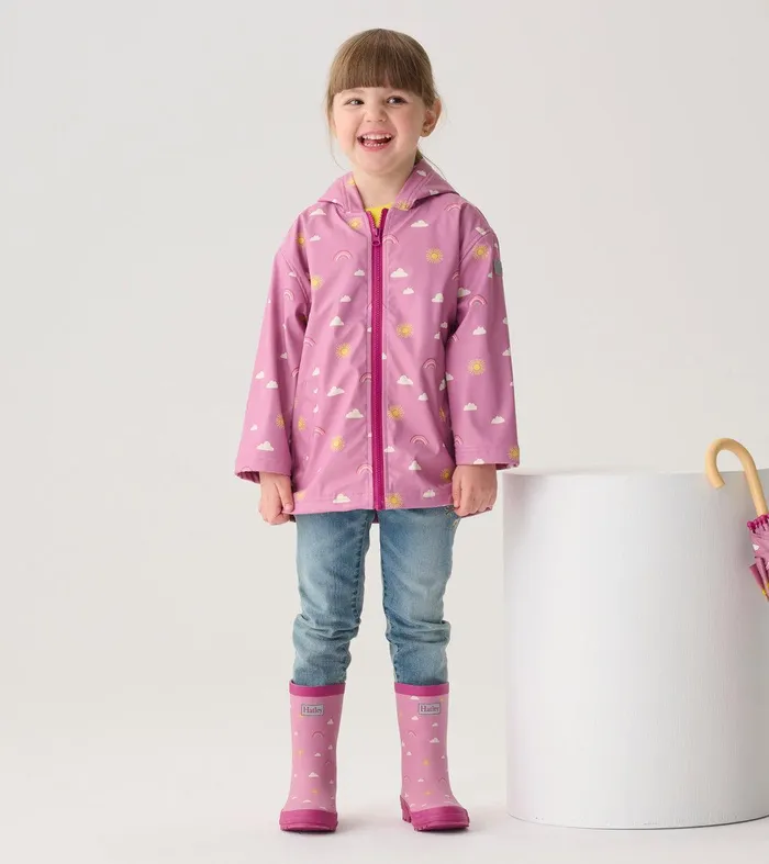 Girls Sun Charms Matte Rain Boots Hatley