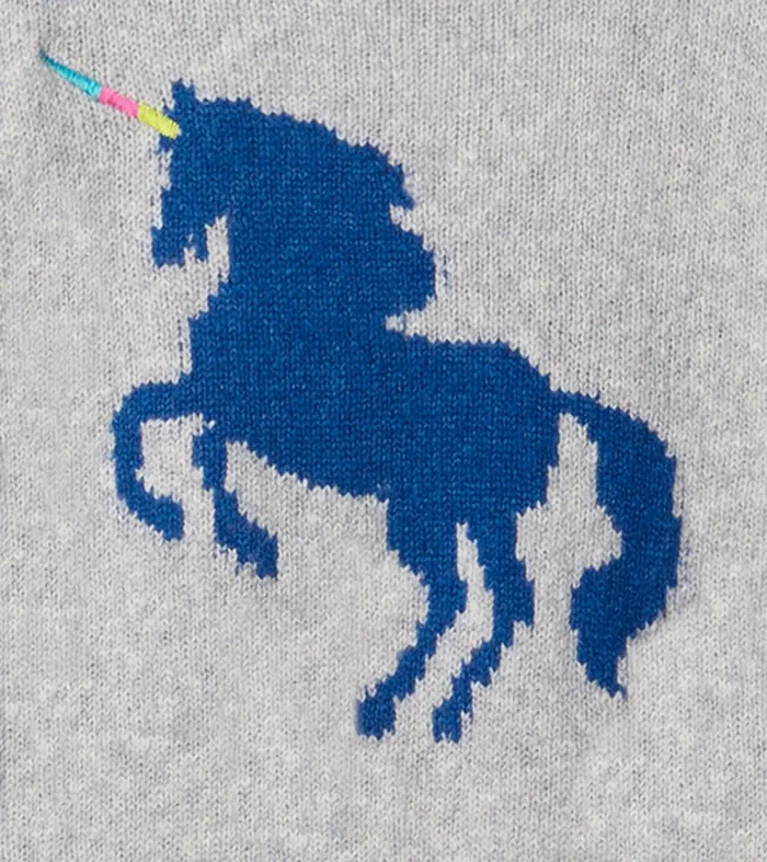 Girls Unicorn Sweater Dress Hatley