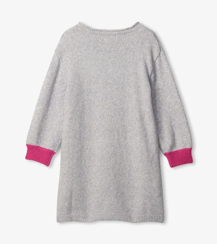 Girls Unicorn Sweater Dress Hatley