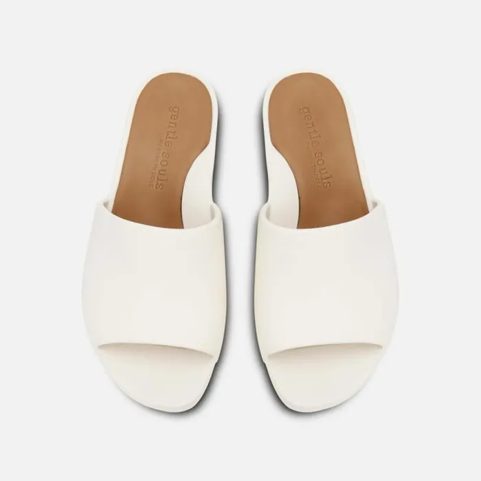Gisele Wedge Slide Sandal Eggshell Women Kenneth Cole Gentle Souls