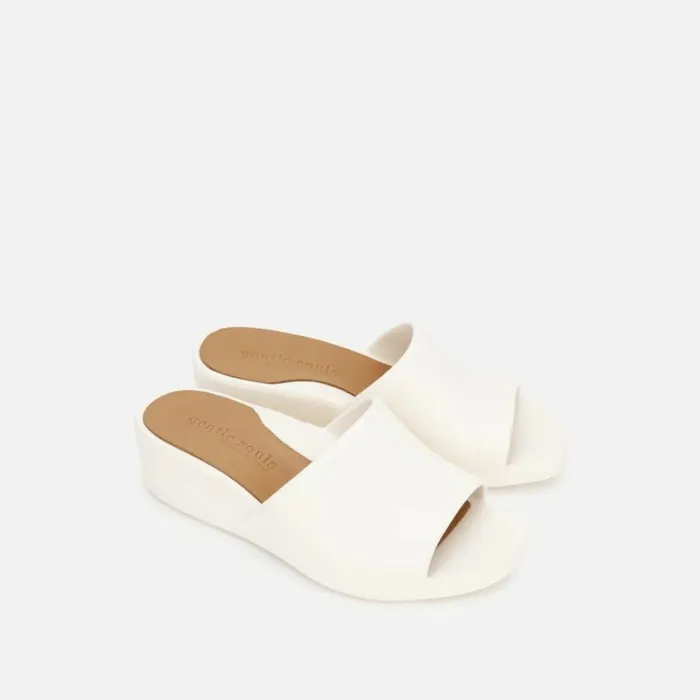 Gisele Wedge Slide Sandal Eggshell Women Kenneth Cole Gentle Souls