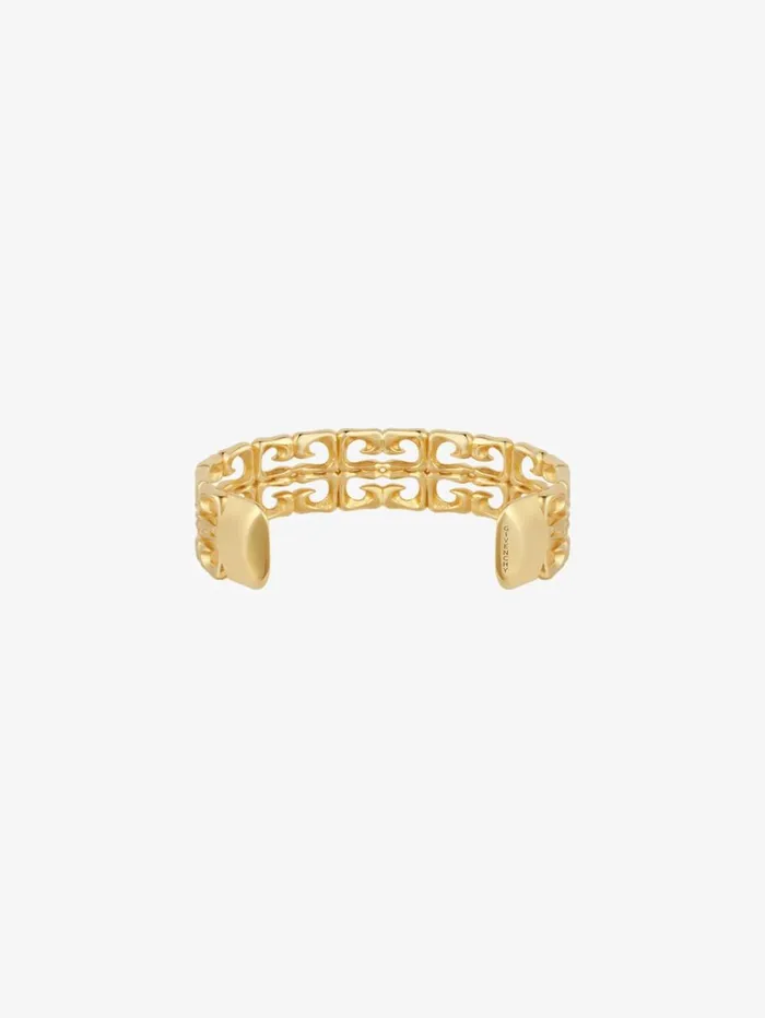 Givenchy 4G Liquid Open Cuff Bracelet In Metal Golden Yellow Women Jewelry Givenchy 4G Liquid Open Cuff Bracelet In Metal Golden Yellow Women Jewelry