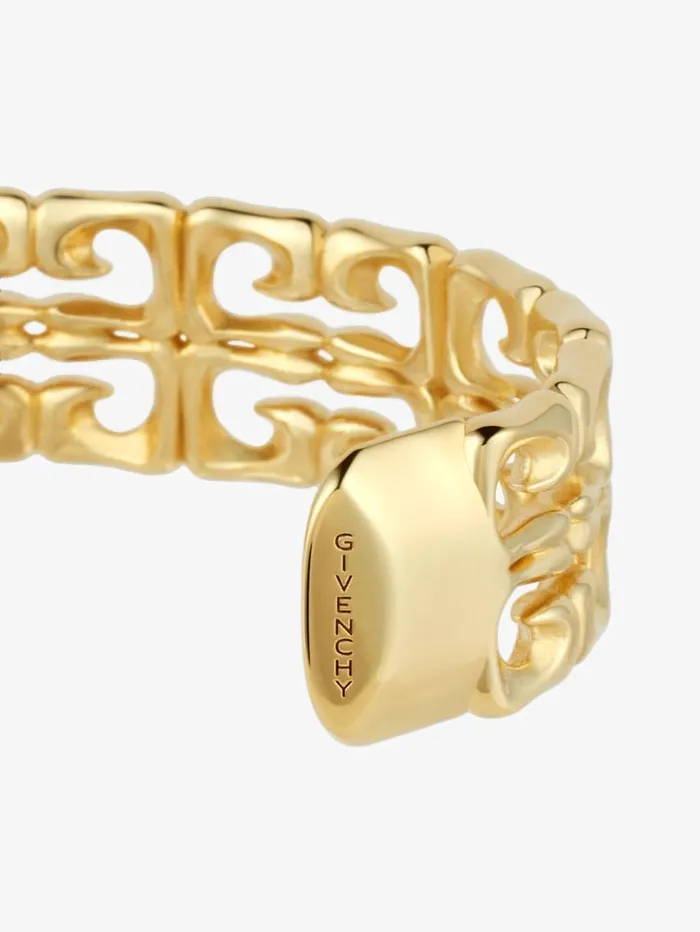 Givenchy 4G Liquid Open Cuff Bracelet In Metal Golden Yellow Women Jewelry Givenchy 4G Liquid Open Cuff Bracelet In Metal Golden Yellow Women Jewelry