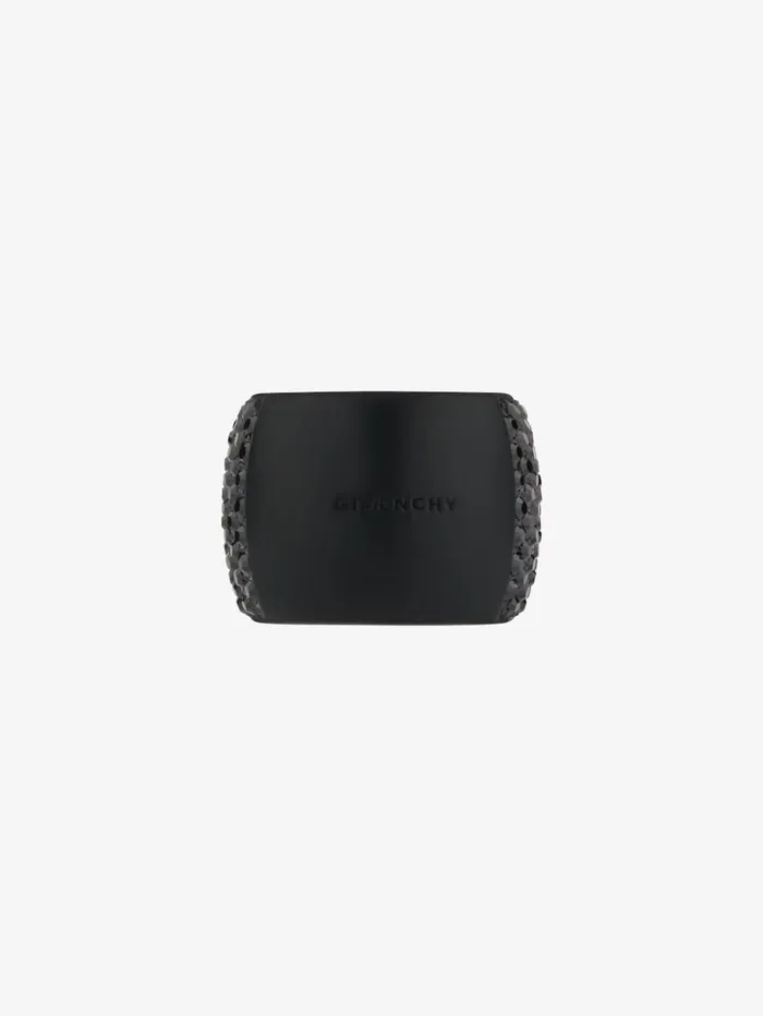 Givenchy 4G Ring In Metal With Crystals Black Women Jewelry Givenchy 4G Ring In Metal With Crystals Black Women Jewelry