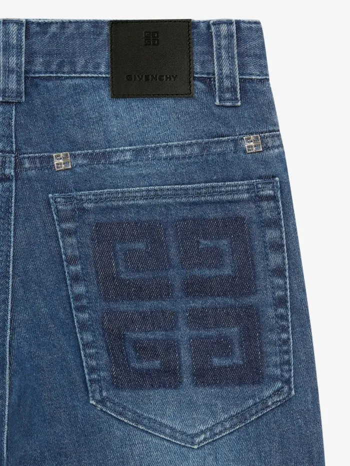 Givenchy 4G Slim Fit Jeans In Denim Denim Blue Men Baby 1 Month To 3 Years Givenchy 4G Slim Fit Jeans In Denim Denim Blue Men Baby 1 Month To 3 Years