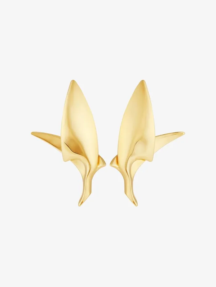 Givenchy Bird Earrings In Metal Golden Yellow Women Jewelry