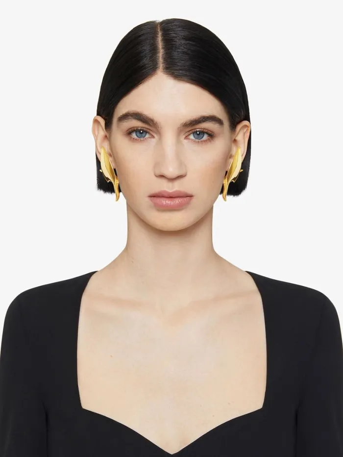 Givenchy Bird Earrings In Metal Golden Yellow Women Jewelry Givenchy Bird Earrings In Metal Golden Yellow Women Jewelry
