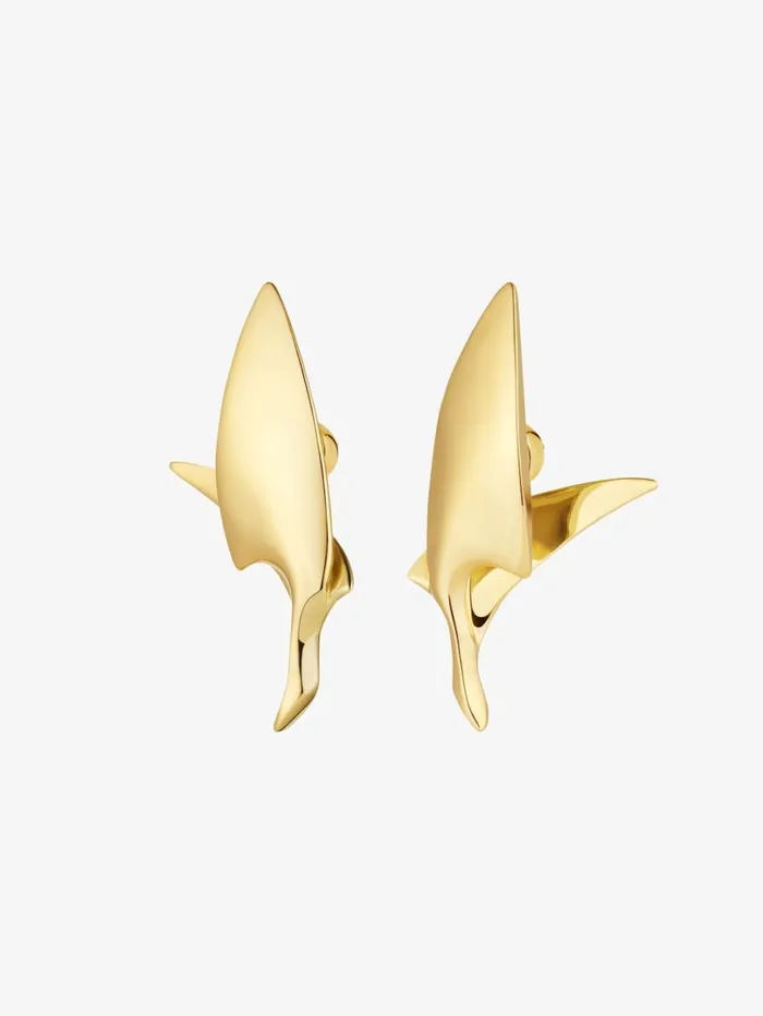 Givenchy Bird Earrings In Metal Golden Yellow Women Jewelry Givenchy Bird Earrings In Metal Golden Yellow Women Jewelry