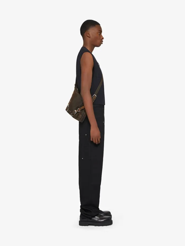 Givenchy Carpenter Pants In Denim Black Men Pants and Shorts