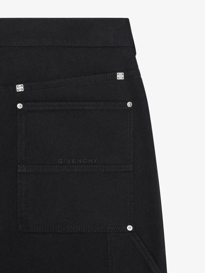 Givenchy Carpenter Pants In Denim Black Men Pants and Shorts