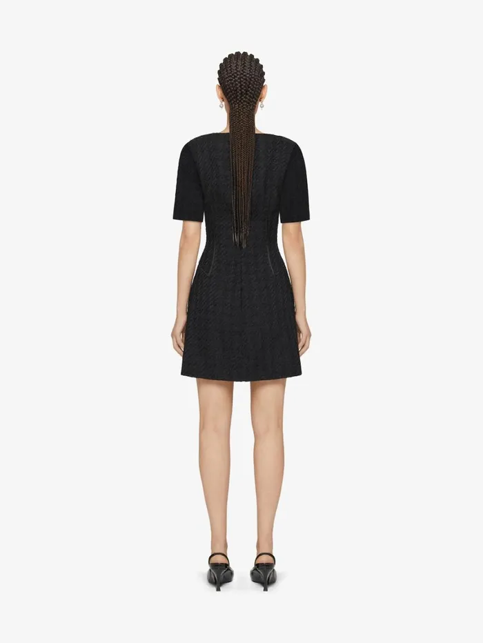 Givenchy Dress In Tweed Black Women Dresses