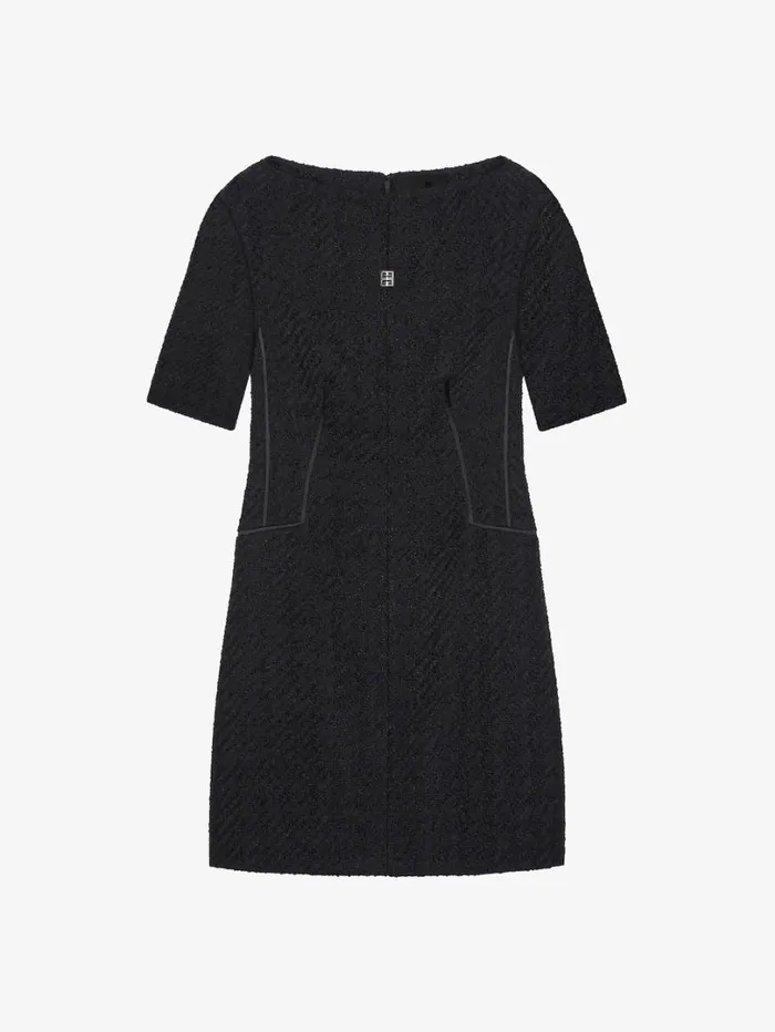 Givenchy Dress In Tweed Black Women Dresses