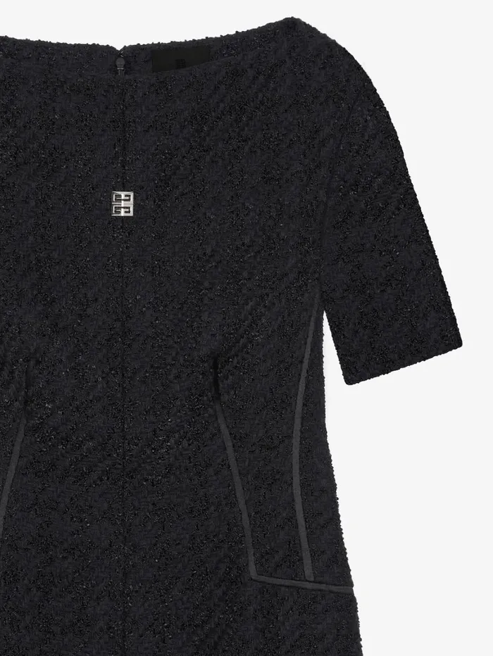 Givenchy Dress In Tweed Black Women Dresses