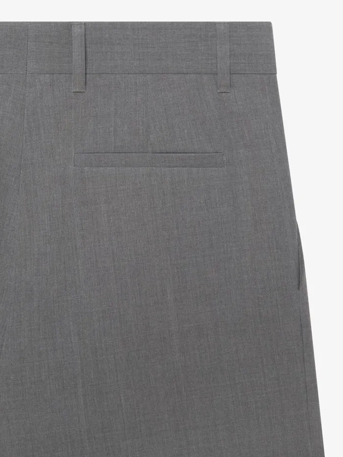 Givenchy Extra Wide Pants In Wool Medium Grey Men Pants and Shorts