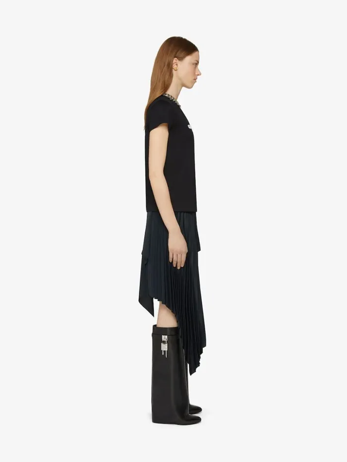 Givenchy GIVENCHY 4G Tshirt In Cotton Black Women TShirts