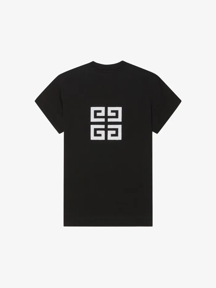 Givenchy GIVENCHY 4G Tshirt In Cotton Black Women TShirts