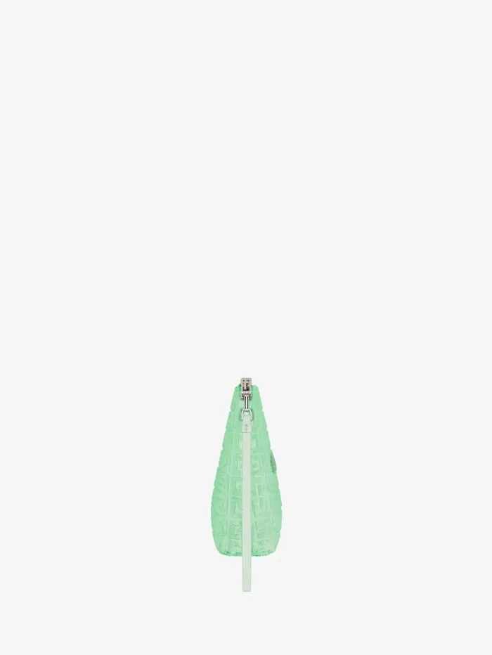 Givenchy GIVENCHY Travel Pouch In 4G Cotton Towelling Aqua Green Women Wallets and Card Holders Givenchy GIVENCHY Travel Pouch In 4G Cotton Towelling Aqua Green Women Wallets and Card Holders