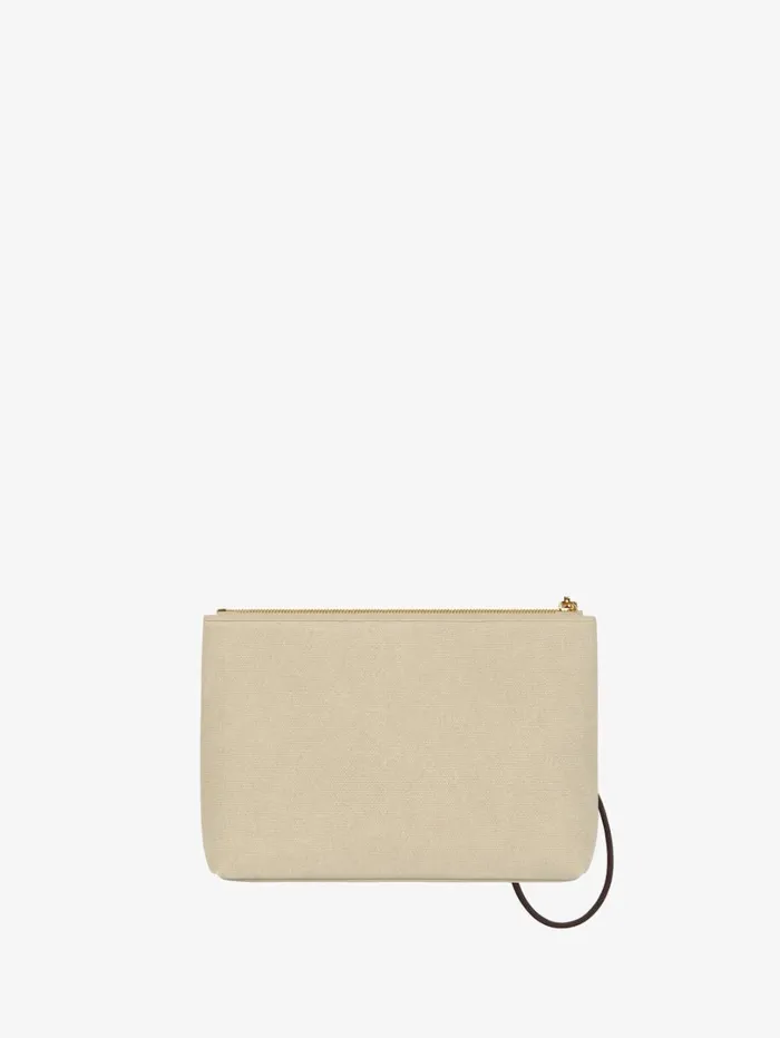 Givenchy GIVENCHY Travel Pouch In Canvas Army Beige Women Wallets and Card Holders Givenchy GIVENCHY Travel Pouch In Canvas Army Beige Women Wallets and Card Holders