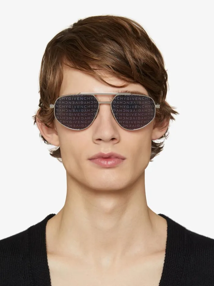 Givenchy GV Speed Sunglasses In Metal Palladium Men Sunglasses Givenchy GV Speed Sunglasses In Metal Palladium Men Sunglasses
