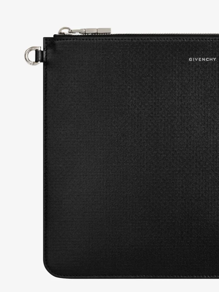 Givenchy Large GIVENCHY Pouch In 4G Classic Leather Black Men Wallets and Card Holders Givenchy Large GIVENCHY Pouch In 4G Classic Leather Black Men Wallets and Card Holders