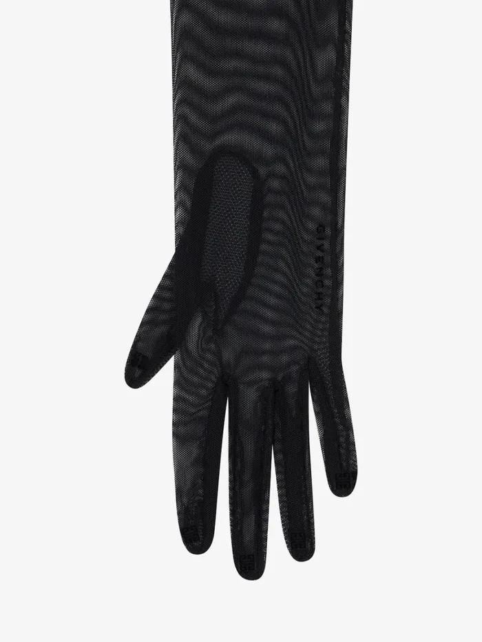 Givenchy Long Gloves In Tulle Black Women Belts Givenchy Long Gloves In Tulle Black Women Belts