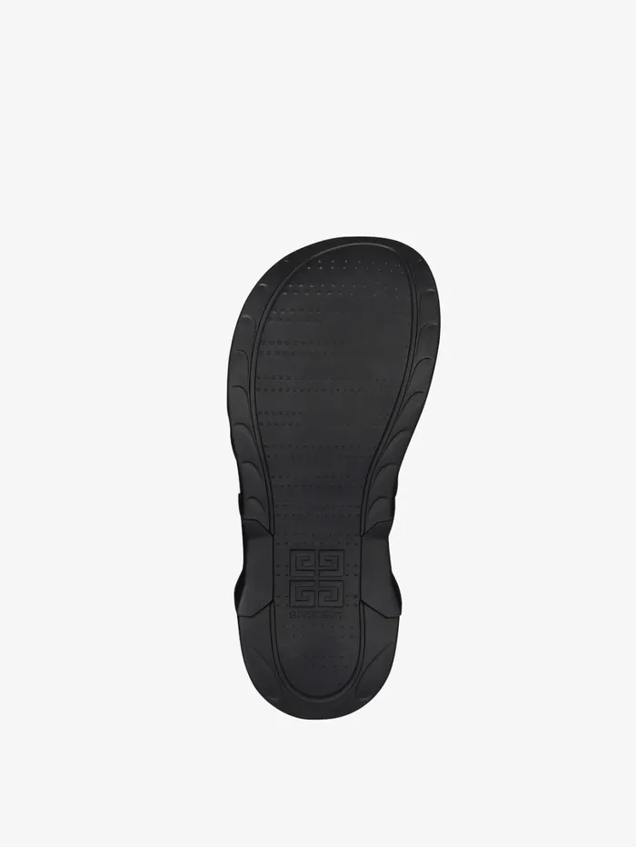 Givenchy Marshmallow Flat Sandals In Rubber Black Men Slides and Sandals Givenchy Marshmallow Flat Sandals In Rubber Black Men Slides and Sandals