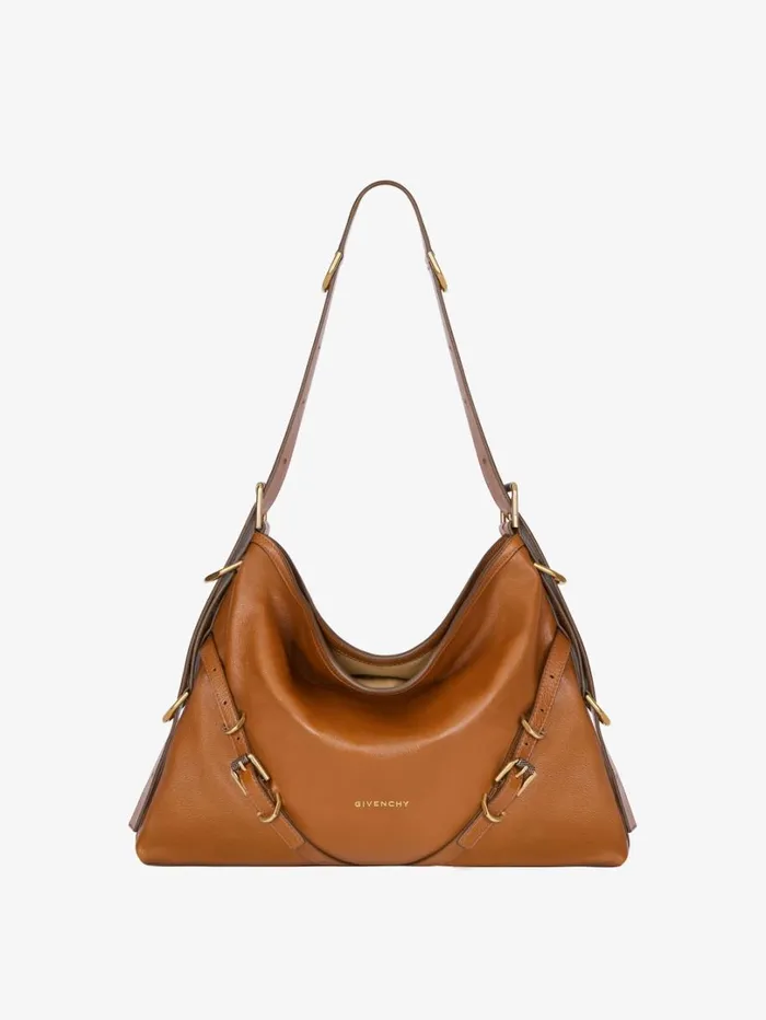 Givenchy Medium Voyou Bag In Leather Soft Tan Women Shoulder Bags
