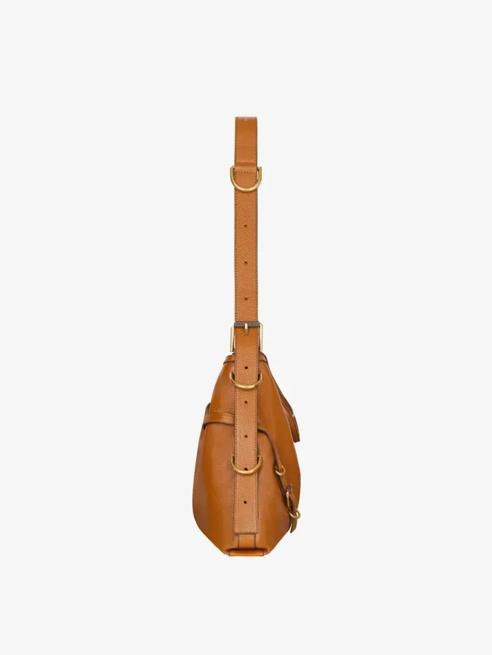 Givenchy Medium Voyou Bag In Leather Soft Tan Women Shoulder Bags Givenchy Medium Voyou Bag In Leather Soft Tan Women Shoulder Bags
