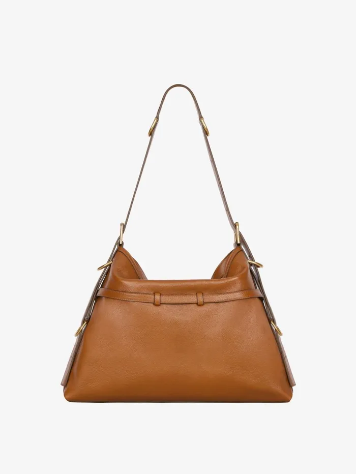 Givenchy Medium Voyou Bag In Leather Soft Tan Women Shoulder Bags Givenchy Medium Voyou Bag In Leather Soft Tan Women Shoulder Bags