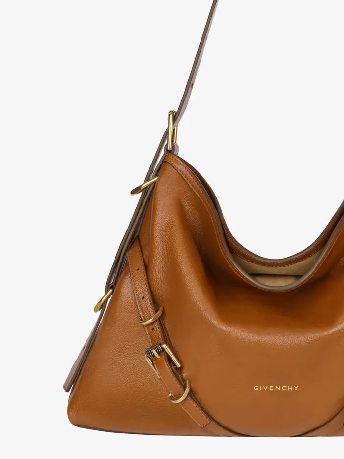 Givenchy Medium Voyou Bag In Leather Soft Tan Women Shoulder Bags Givenchy Medium Voyou Bag In Leather Soft Tan Women Shoulder Bags